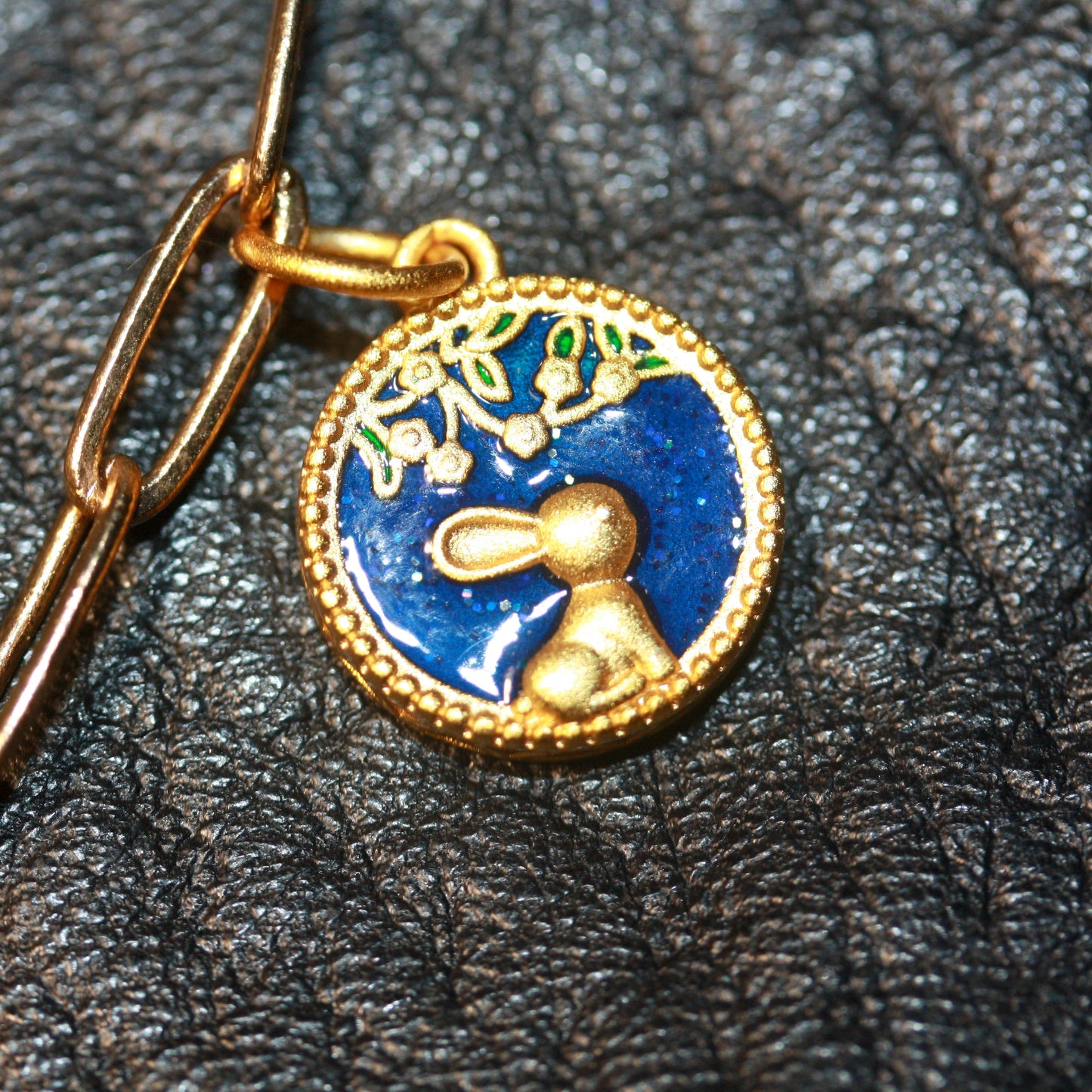 A Golden Charmed Delight Necklace - One only