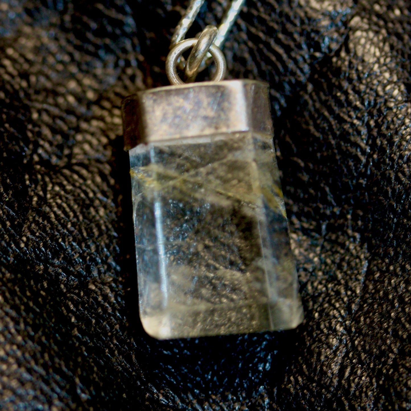 A Super 7 Sterling Silver Charmed Delight Necklace - One only